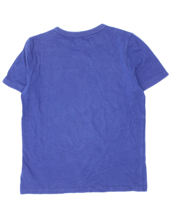 Gap Boys Grafisk T-Shirt Top 6-7 År Lille Blå Bomuld