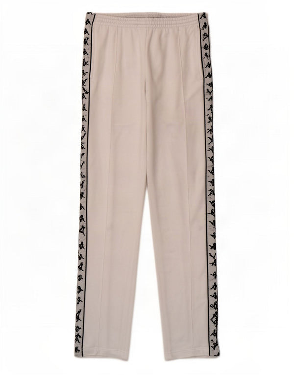 Pantaloni da tuta con grafica Kappa da donna UK 6 XS Poliestere color block bianco