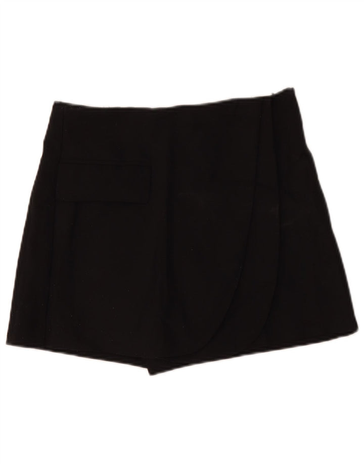 Zara Casual Shorts til kvinder Small W26 sort polyester