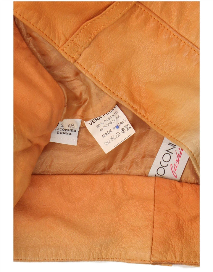 Coconuda Womens Casual Shorts IT 46 Large W36 Orange Tie Dye