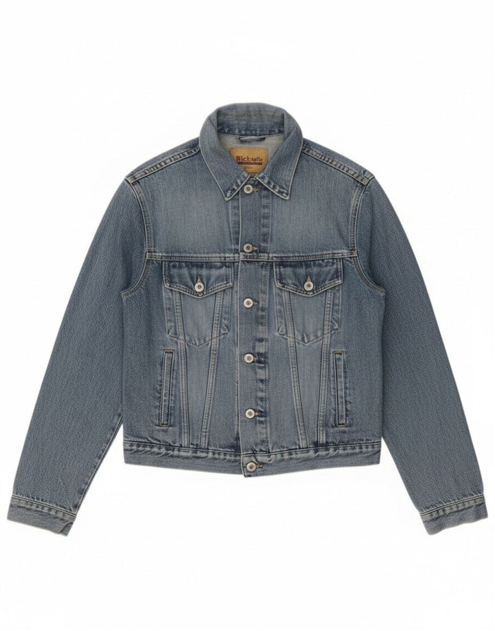 Giacca in denim da uomo Pickwick UK 38 cotone blu medio