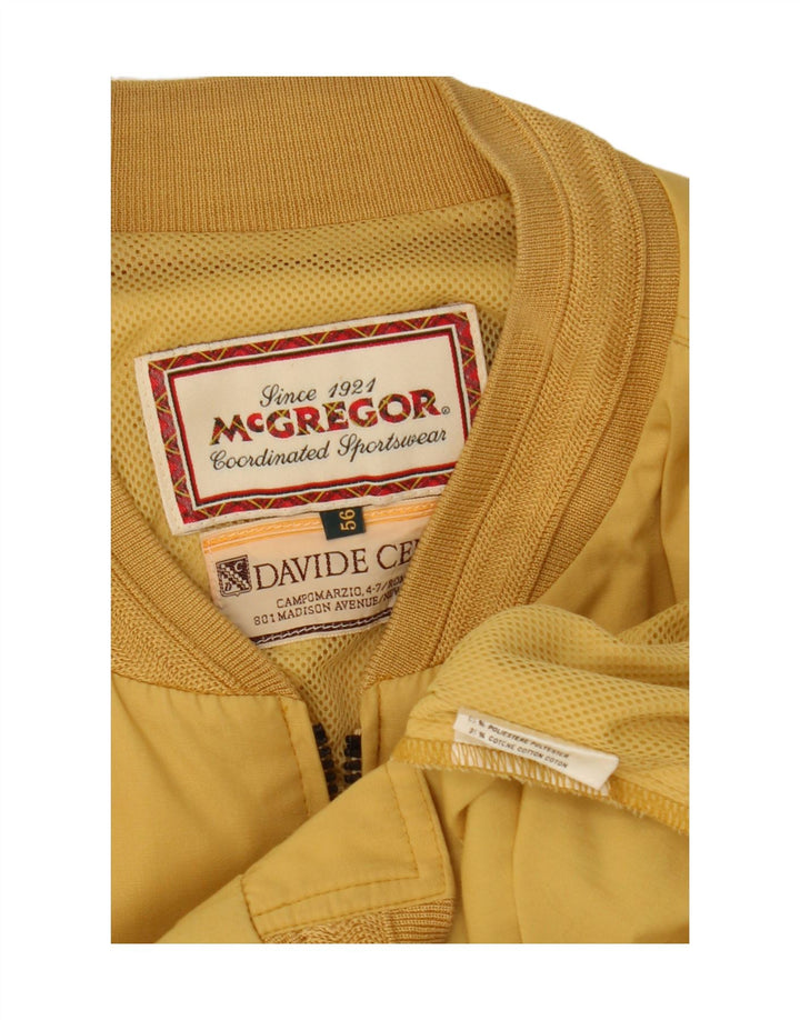 McGregor Herren Bomberjacke IT 56 3XL Gelb Polyester