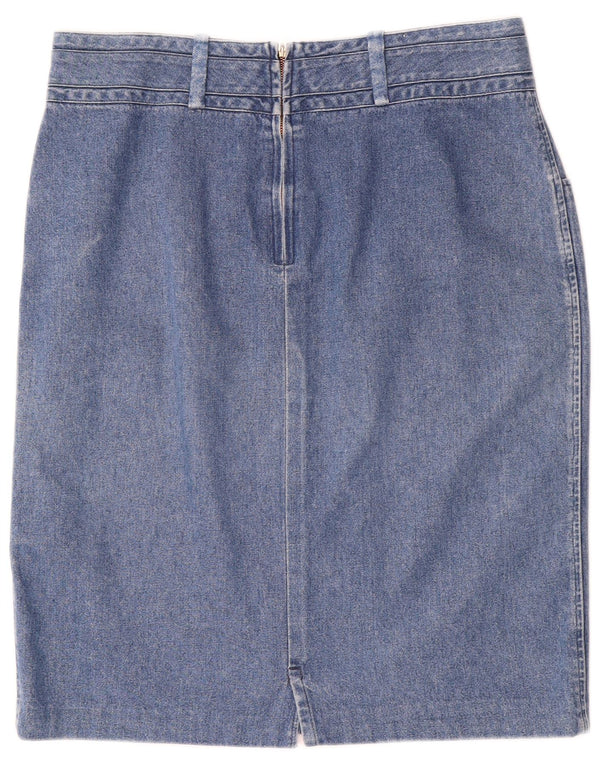 Laura Biagiotti Damen Jeansrock W36 Large Blau