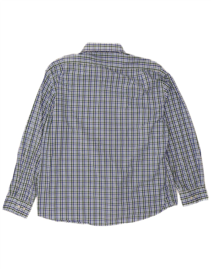 DOCKERS Camicia aderente da uomo taglia 17 1/2 XL Cotone a quadri multicolore