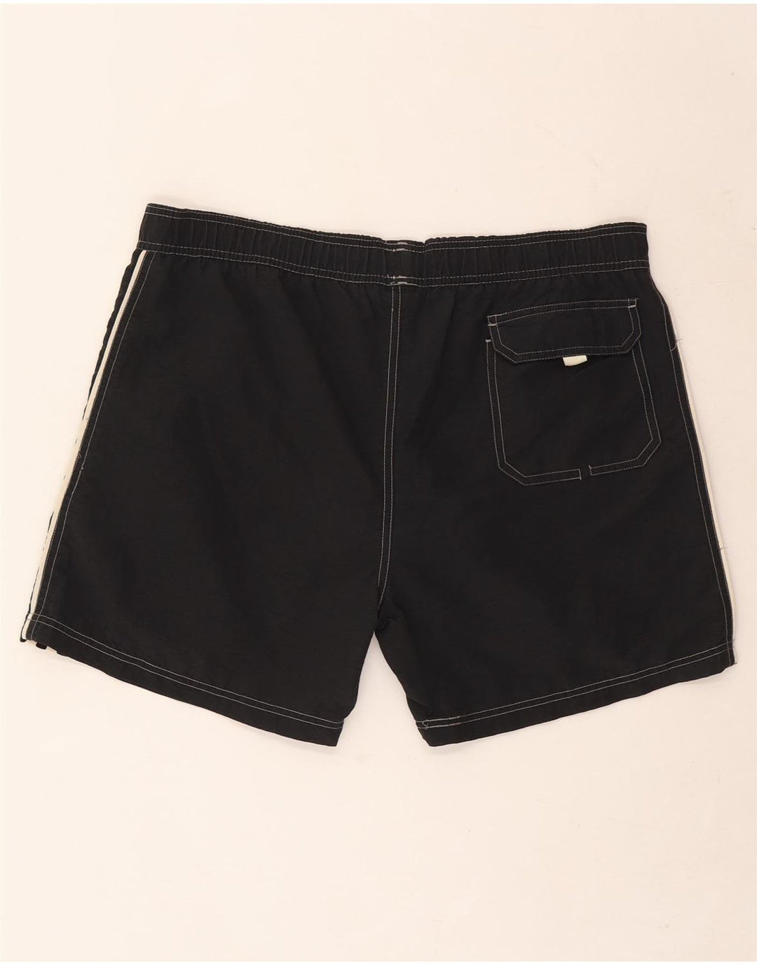 Vintage Mens Swimming Shorts Large  Black