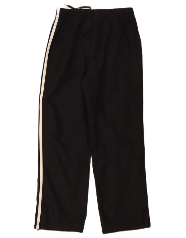 Adidas Trainingshose für Mädchen, 11–12 Jahre, schwarzes Colourblock-Polyester