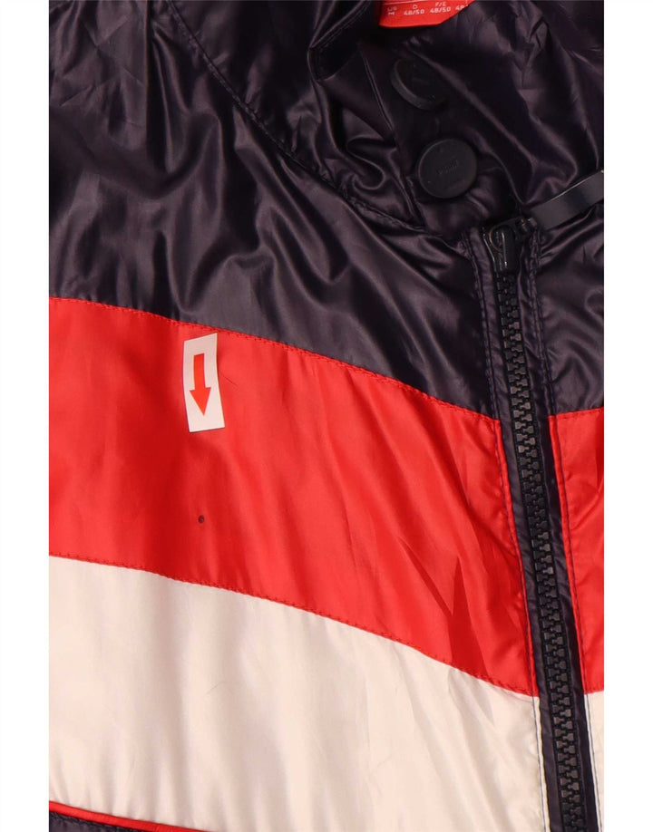 Puma Mens Padded Jacket UK 38 Medium Purple Colourblock Polyester
