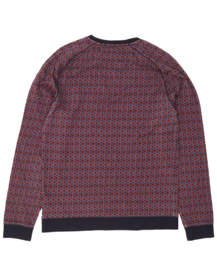 Ted Baker Mens Crew Neck Jumper Sweater Size 3 Medium Multicoloured Floral