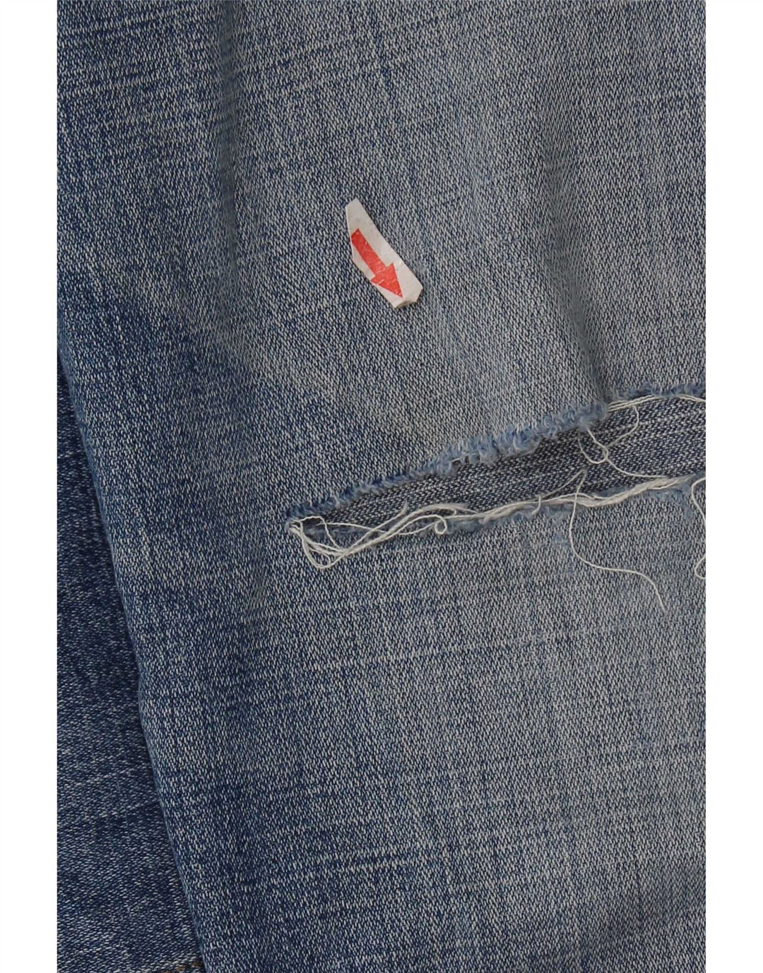 Wrangler Mens Texas Distressed Straight Jeans W40 L32 Blue Cotton