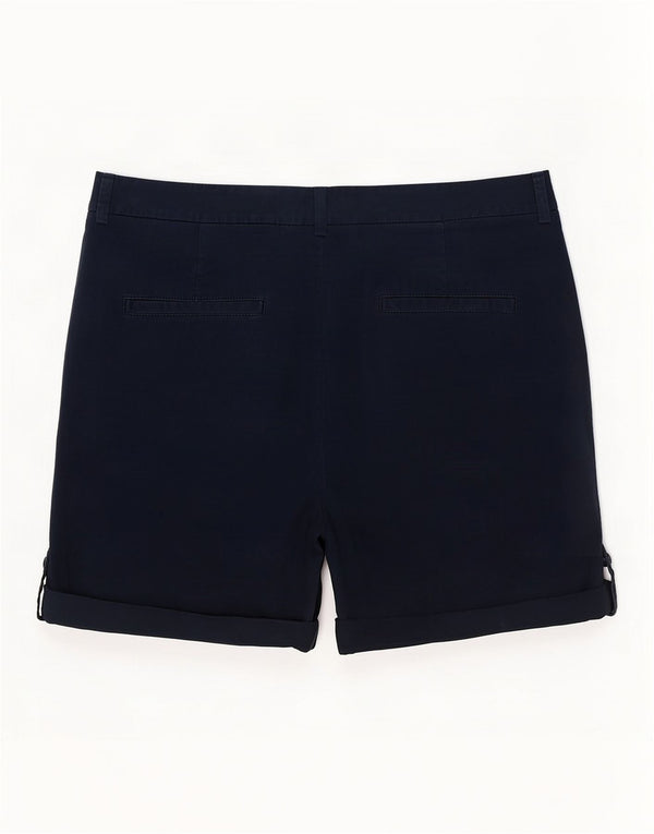 Marks & Spencer Damen Chinoshorts UK 14 Large W34 Marineblaue Baumwolle