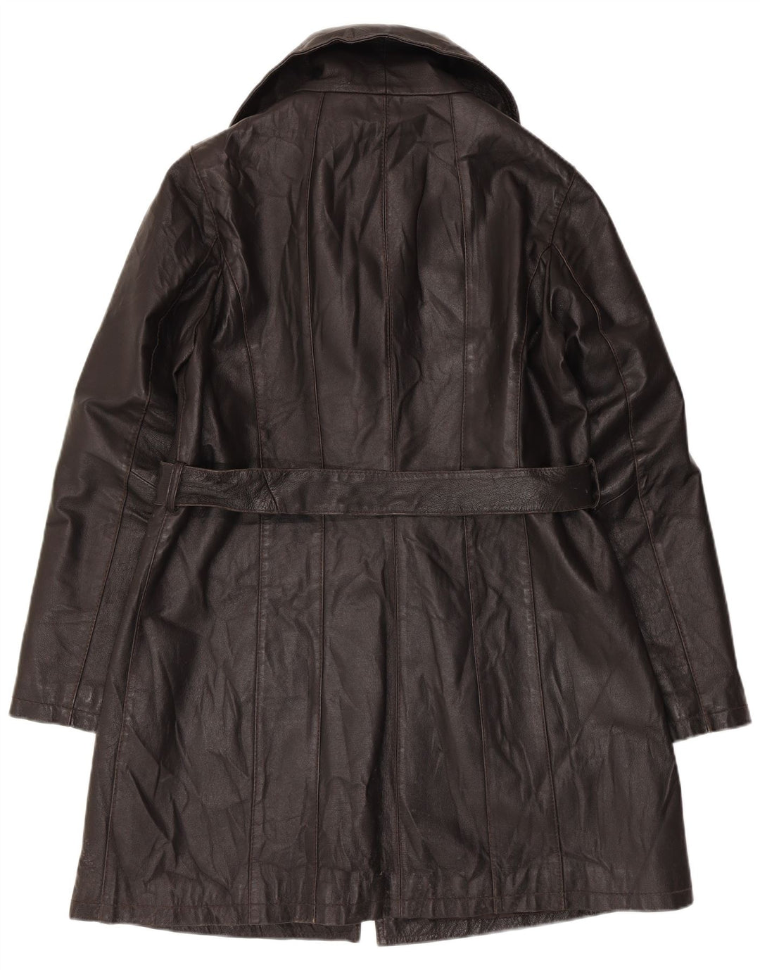 Cappotto In Pelle Donna Conbipel IT 48 XL Pelle Nera