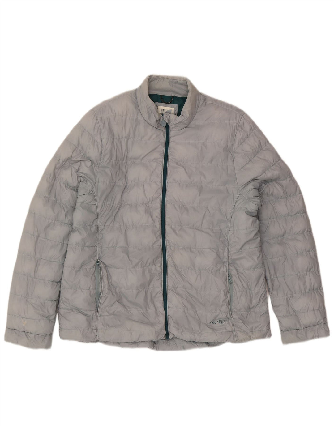 Weird Fish Dame Polstret Jakke UK 18 XL Blå Nylon