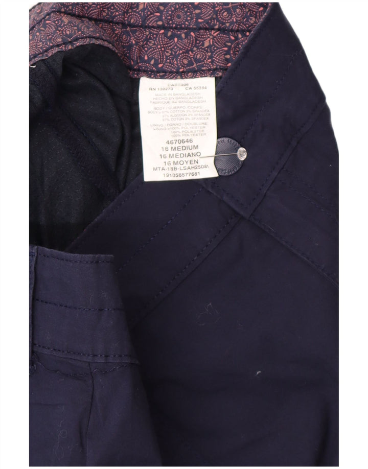 LEE Womens Skort US 16 2XL  Navy Blue Cotton