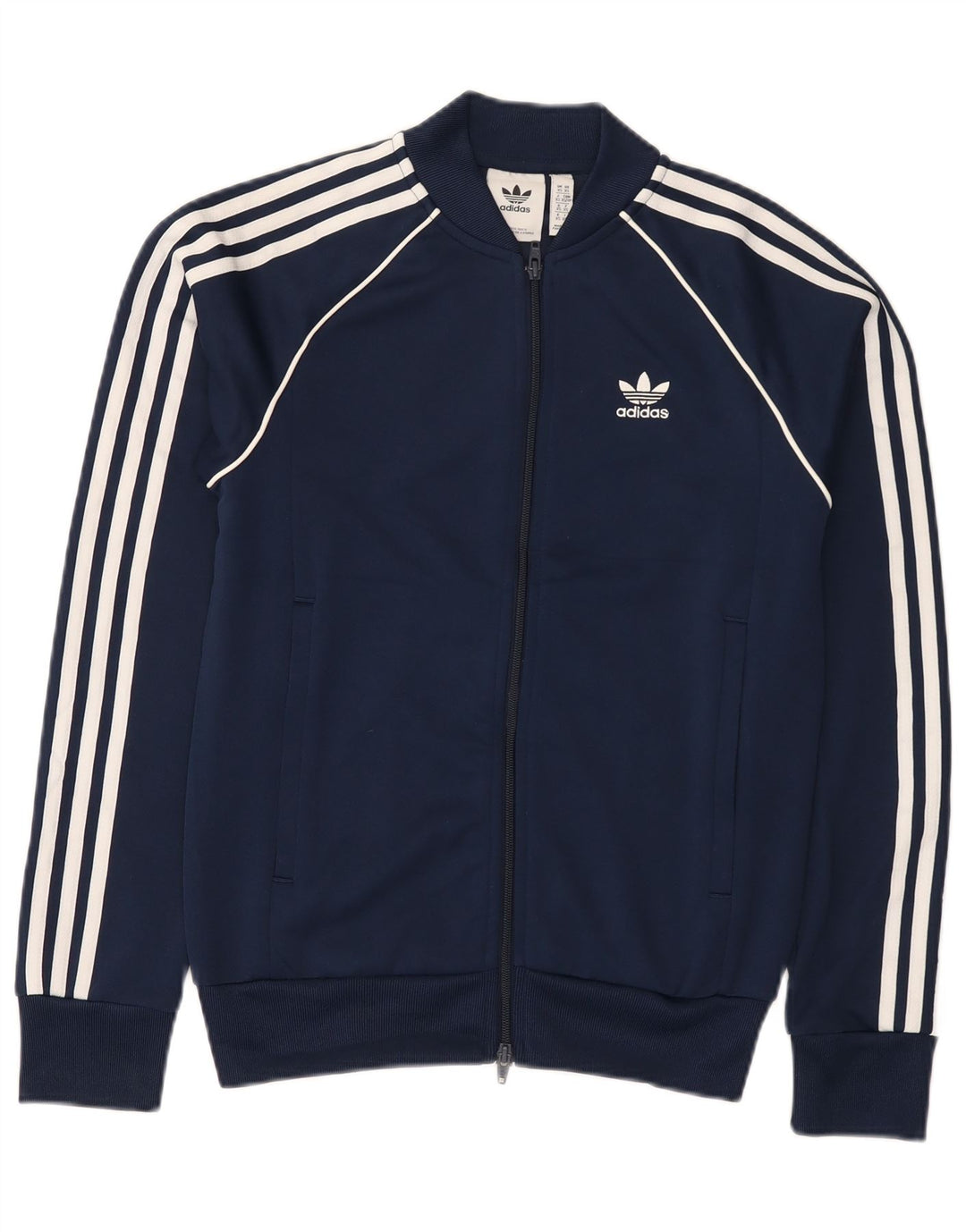 Adidas Veste de survêtement pour homme XS Bleu marine Polyester