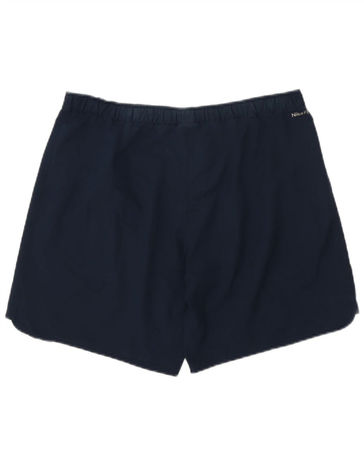 Nike Womens Casual Shorts Small W27 Navy Blue Polyester
