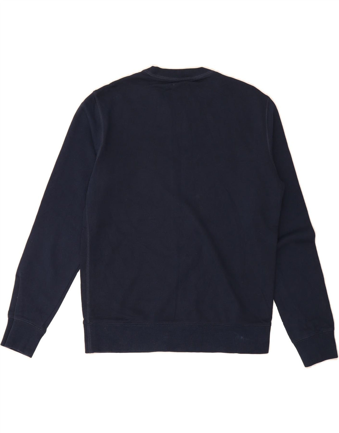 MARKS & SPENCER Mens Sweatshirt Jumper Medium Navy Blue Cotton Vintage Marks & Spencer and Second-Hand Marks & Spencer from Messina Hembry 