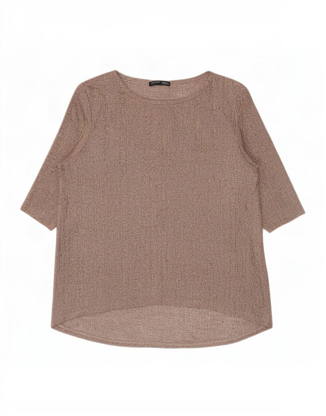 Zara Mujer Top Manga 3/4 UK 10 Small Rosa