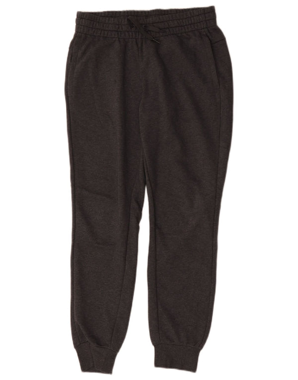 Adidas Damen Trainingshose Jogger UK 8/10 Small Grau Baumwolle Sport