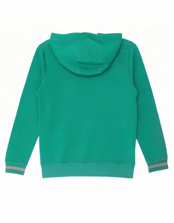 Puma Mens Graphic Hoodie Jumper Small Green Cotton