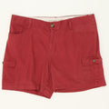DOCKERS Womens Cargo Shorts US 16 2XL W36 Red Cotton Vintage Dockers and Second-Hand Dockers from Messina Hembry 