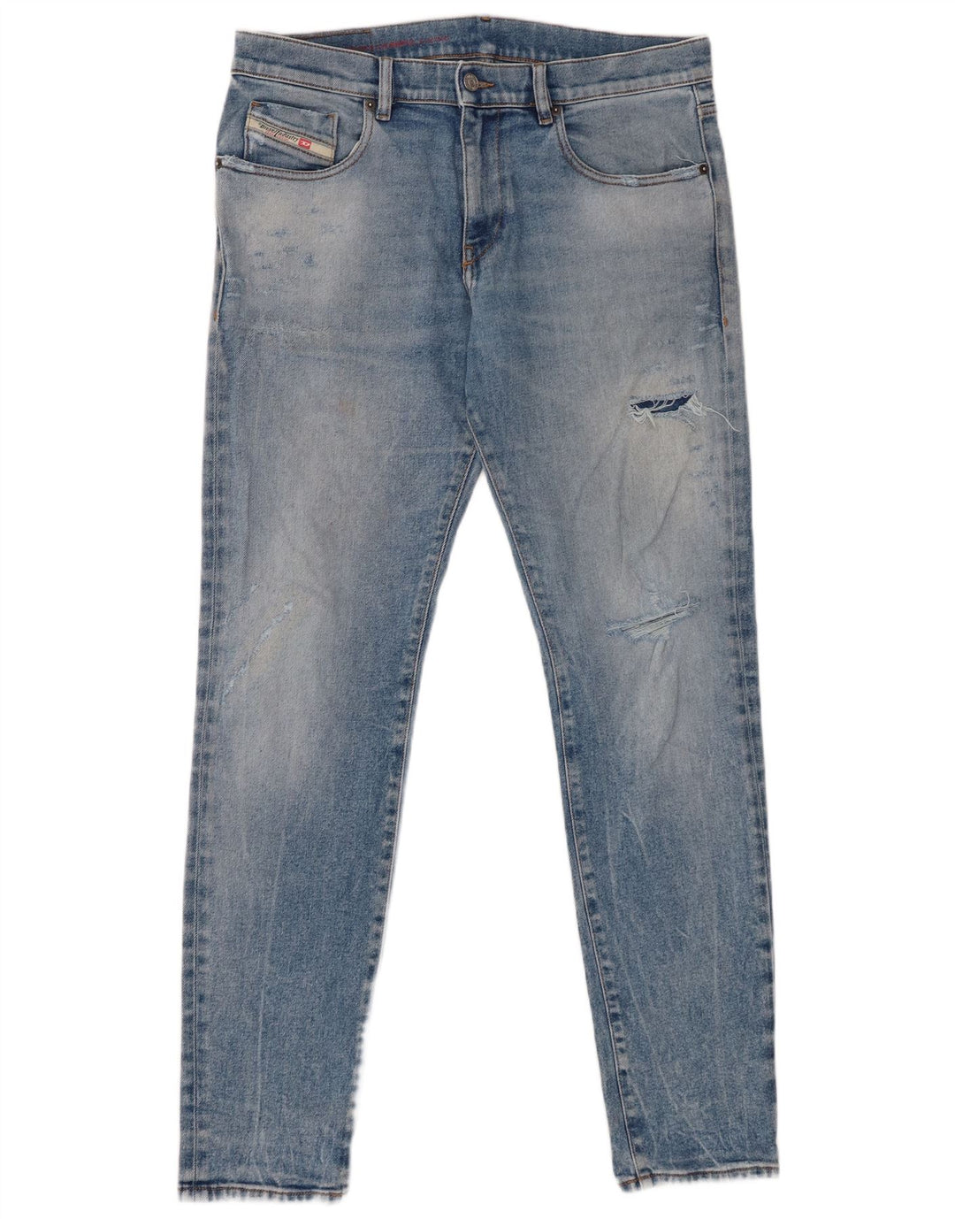 Diesel Dame Slim Jeans W33 L32 Blå Bomuld