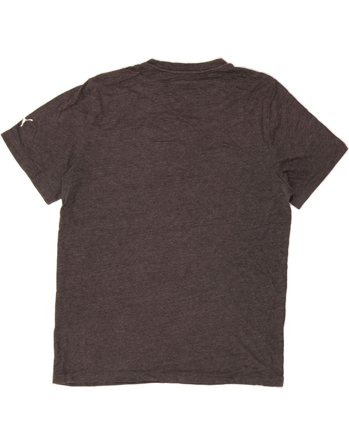 PUMA Mens Graphic T-Shirt Top Medium Grey Vintage Puma and Second-Hand Puma from Messina Hembry 