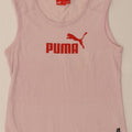 PUMA Womens Graphic Vest Top UK 12 Medium  Pink Vintage Puma and Second-Hand Puma from Messina Hembry 