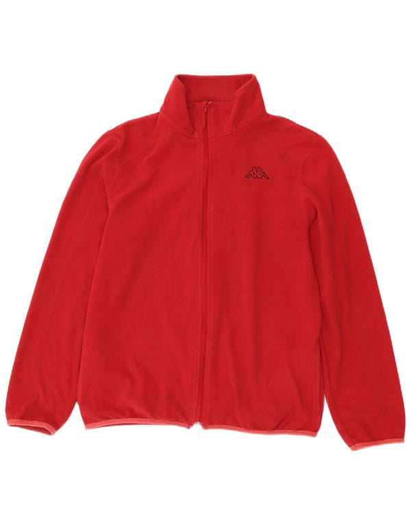 Kappa Mens Fleece Jacket UK 36 Small Red Polyester