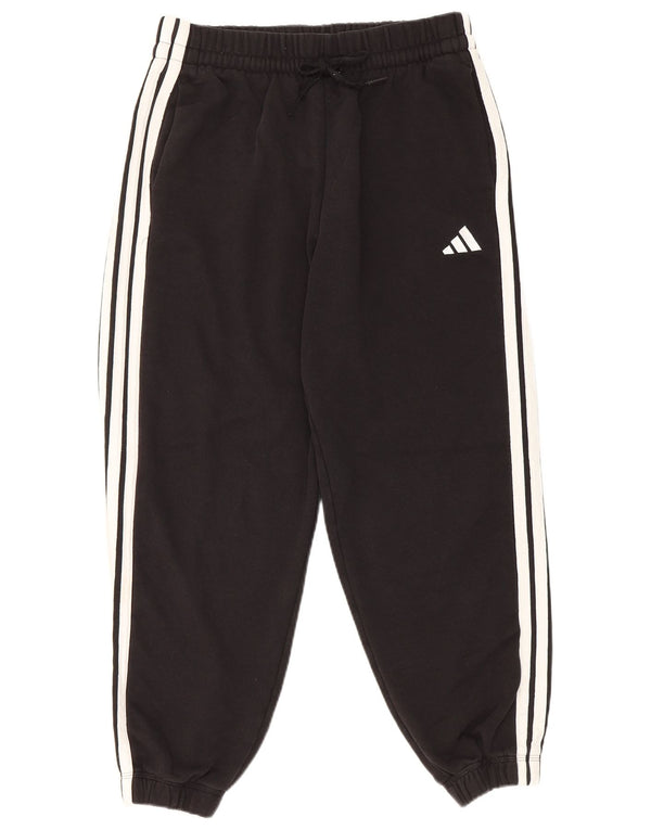 Adidas Mujer Chándal Pantalones Joggers UK 12/14 Mediano Negro Algodón