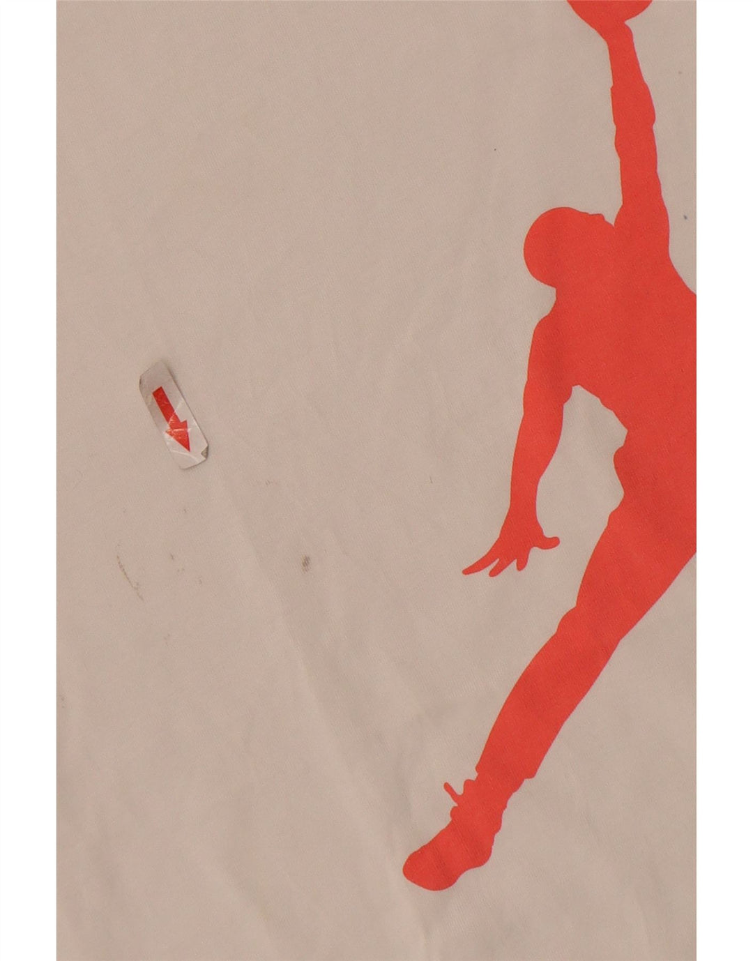 Jordan T-shirt graphique pour hommes, grand coton blanc