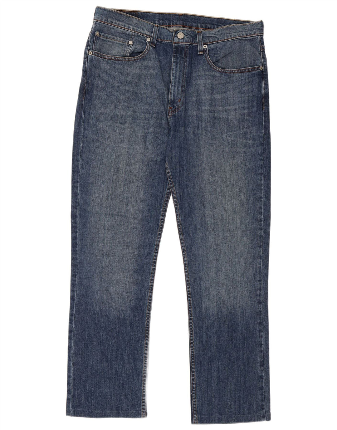Мужские прямые джинсы Levi's W36 L29 синие, хлопок