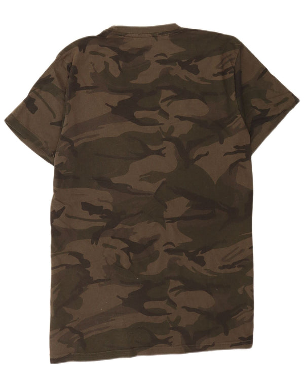 Uncle Sam tricou grafic pentru bărbați Top IT 56/58 XL bumbac camuflaj kaki