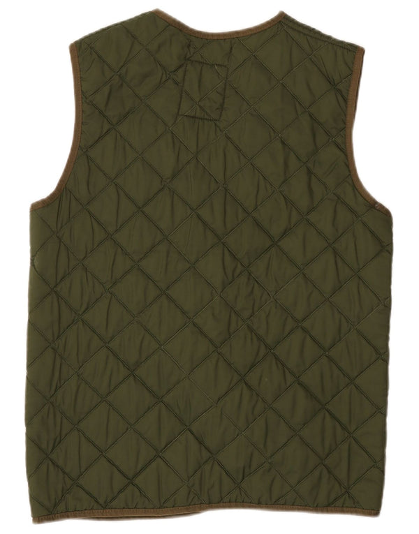 gilet matelassé surdimensionné femme vintage US 1 XS Kaki