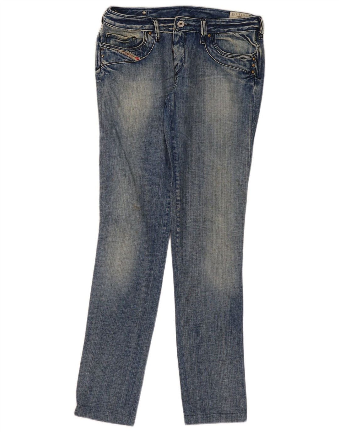 Diesel Womens Kycut Slim Jeans W28 L31 Blue Cotton