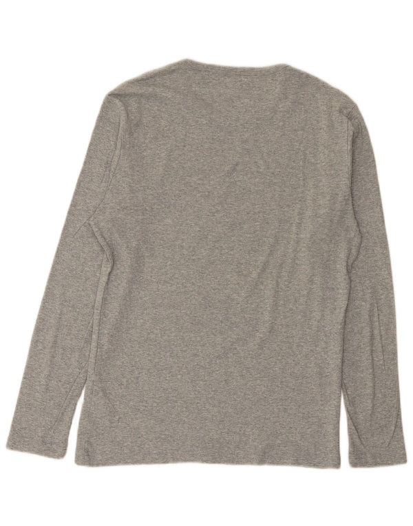 G-Star Mens Top Long Sleeve Large Grey Flecked Cotton