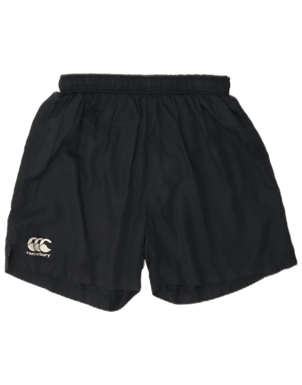Canterbury Womens Sport Shorts UK 14 Medium Navy Blue Polyester