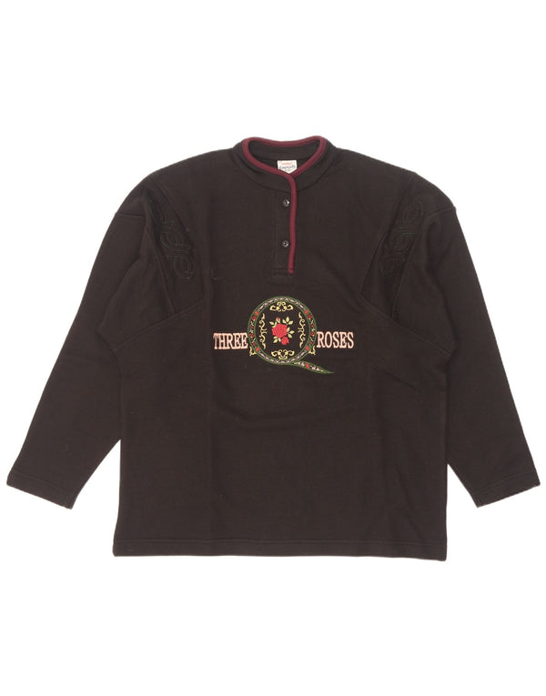 Felpa grafica oversize da donna Campagnolo Jumper UK 16 Large Nero
