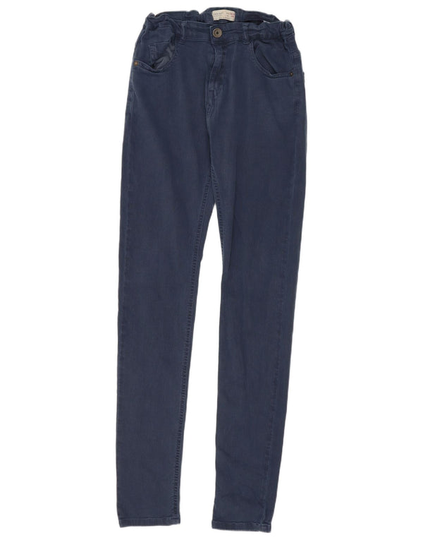 Zara Boys Skinny Jeans 13-14 Years W26 L30 Navy Blue Cotton