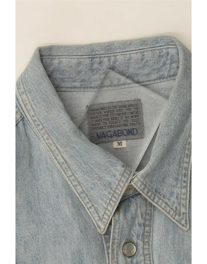 Vagabond Camisa Vaquera Azul Medio Hombre