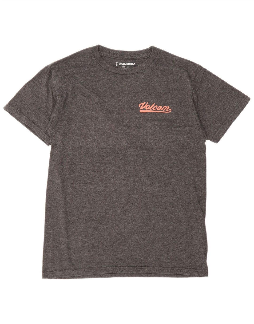 Volcom Mens Graphic T-Shirt Top Small Grey Cotton