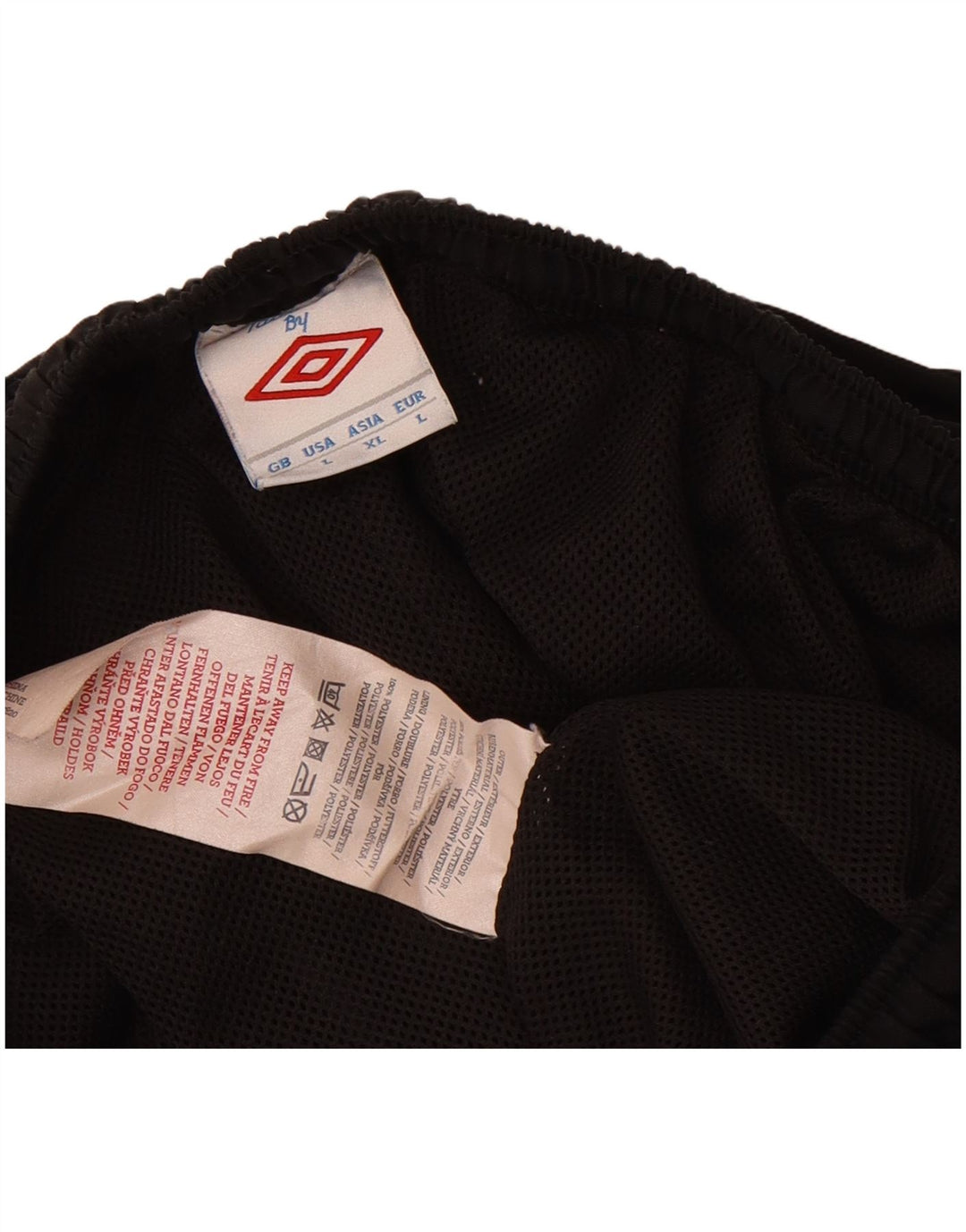 LOTTO Womens Tracksuit Trousers Joggers UK 14 Large  Black Polyester