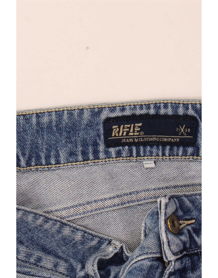 Rifle Dame Bootcut Jeans W28 L34 Blå Bomuld