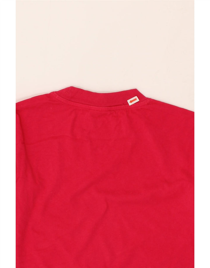 CHAMPION Girls Graphic Top Long Sleeve 9-10 Years Medium  Pink Vintage Champion and Second-Hand Champion from Messina Hembry 