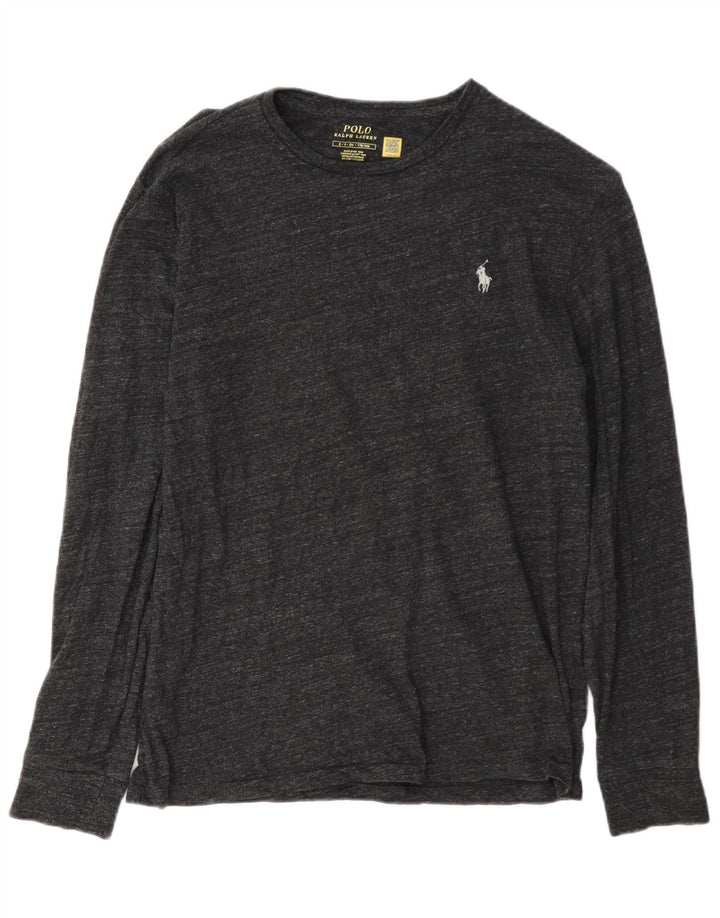 Polo Ralph Lauren Mens Top Long Sleeve Small Grey Flecked