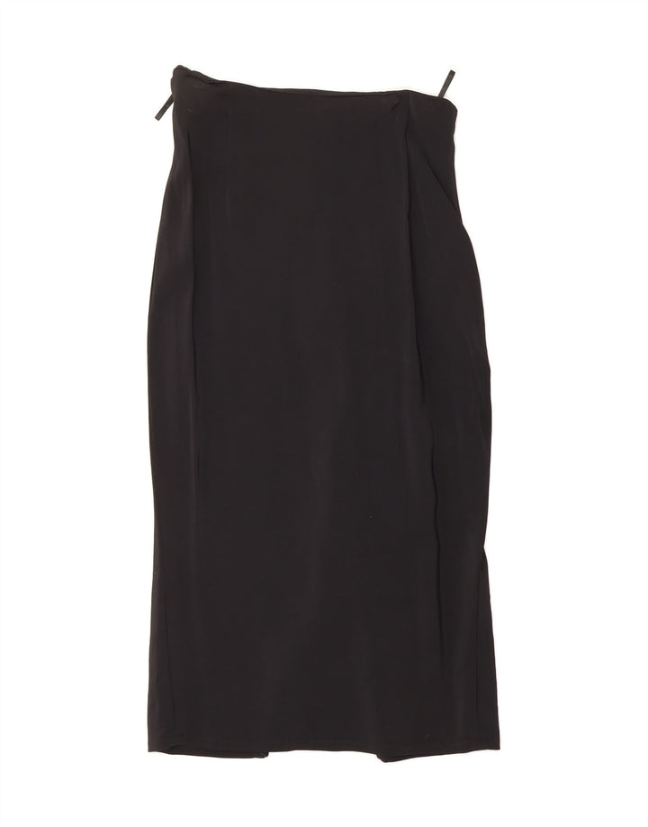 ELISABETTA FRANCHI Womens Straight Skirt IT 44 Medium W26  Black Vintage Elisabetta Franchi and Second-Hand Elisabetta Franchi from Messina Hembry 