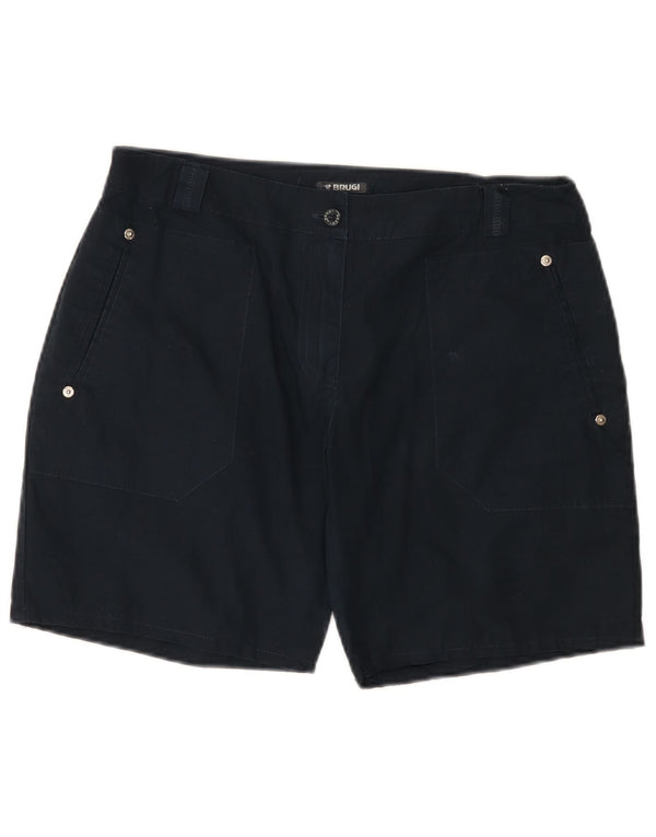Pantaloncini chino da donna Brugi UK 14 Large W32 cotone blu navy