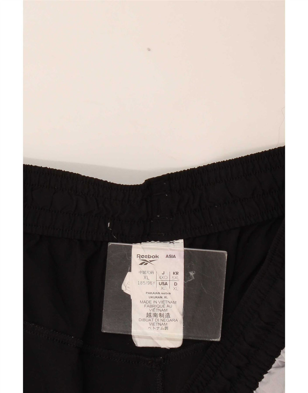 Reebok Mens Graphic Sport Shorts XL Black Colourblock Polyester