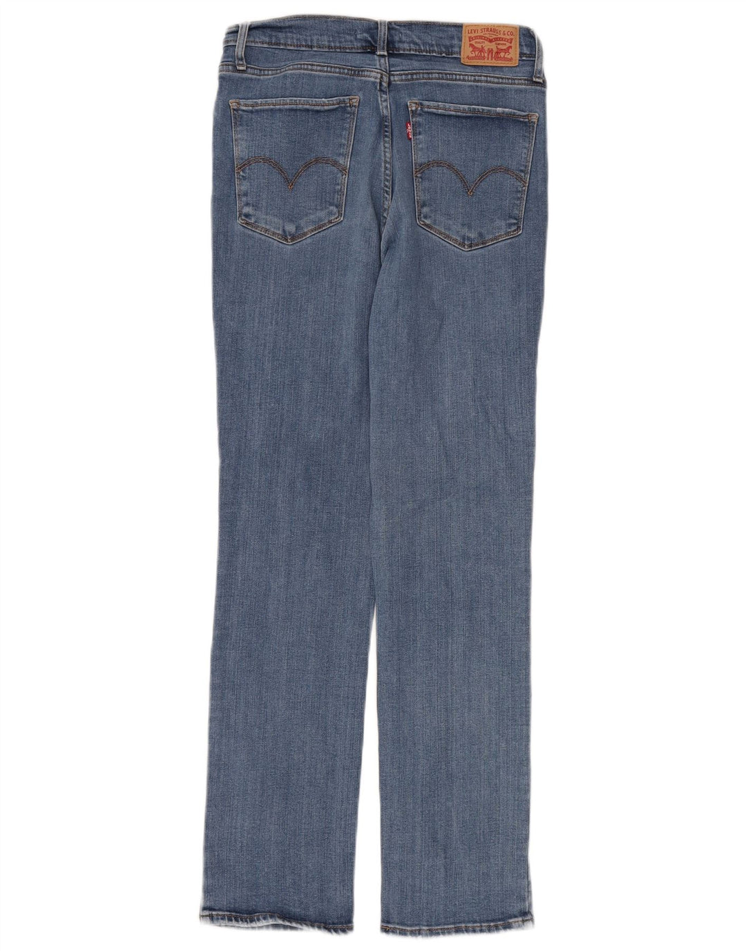 Levi's Womens 724 High Rise Straight Jeans W30 L28 Blue