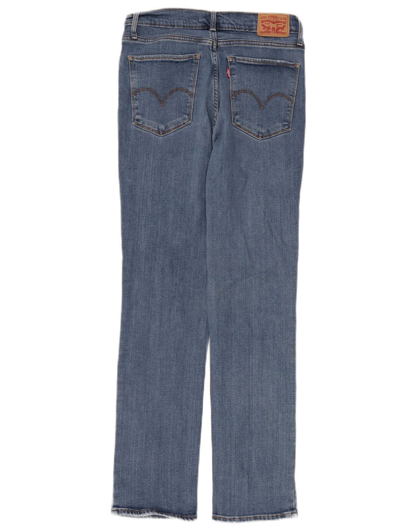 Levi's Damen 724 High Rise Straight Jeans W30 L28 Blau