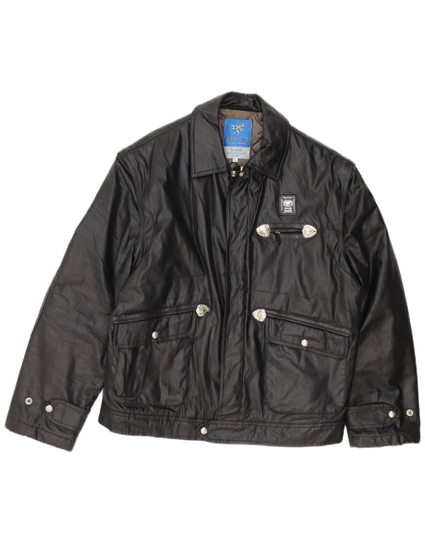 Piero Guidi Herre Utility Jacket UK 42 XL Sort